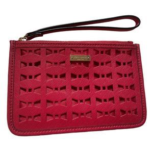 kate spade - Bow Tie Cut Out RED Wristlet